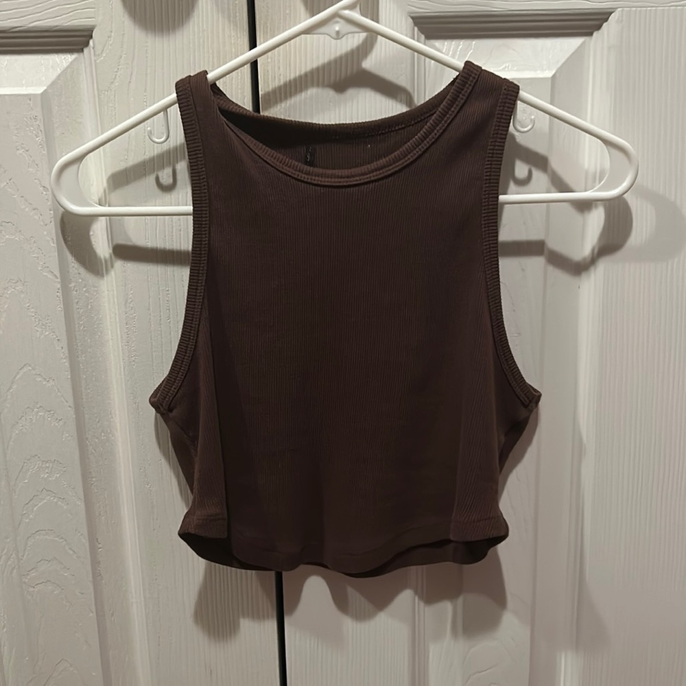 Women’s Brown Crop Top